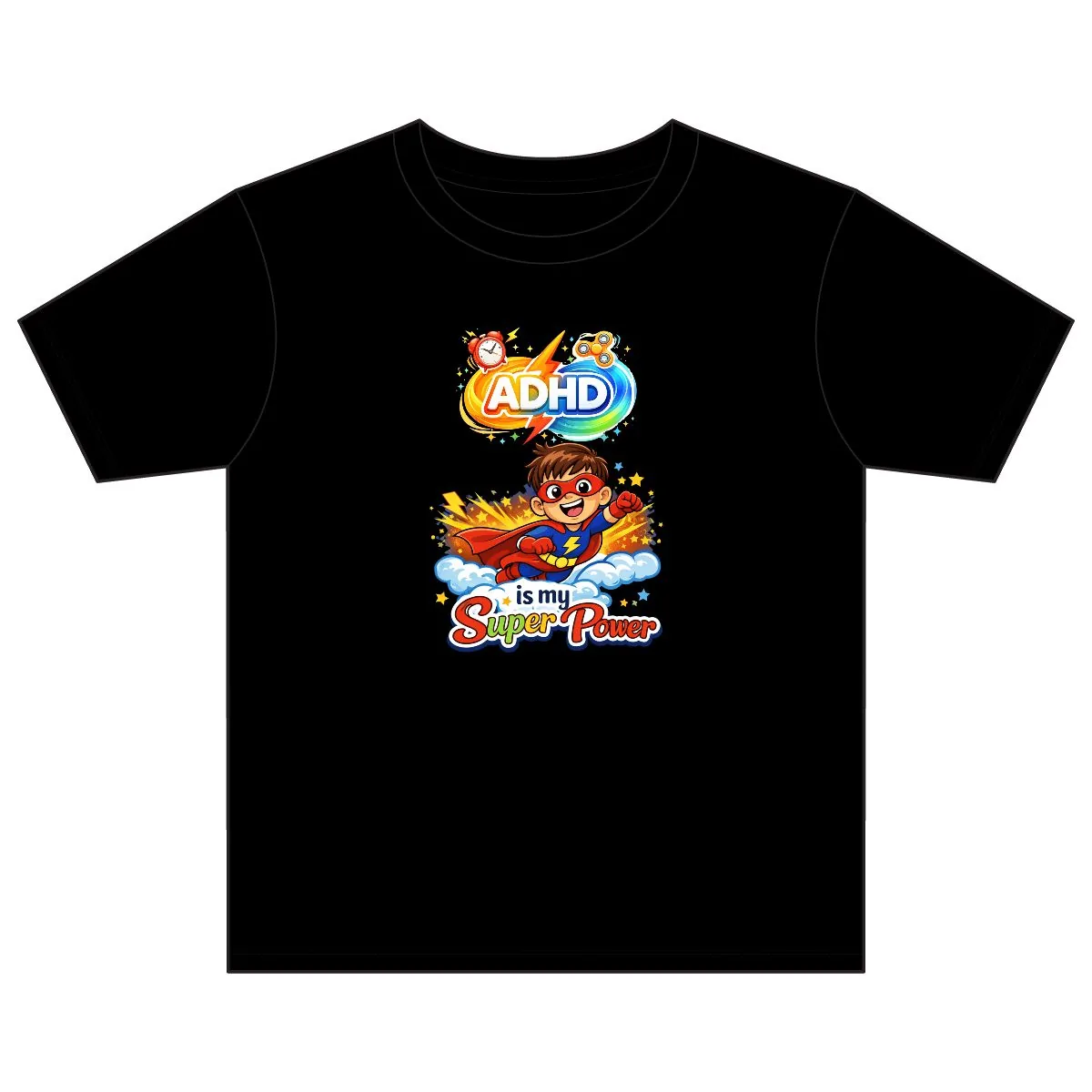 Boys Kids ADHD Is My Super Power T-Shirt